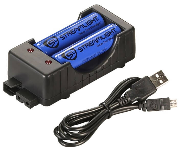 18650 charger Kit with USB Cord and two 18650 USB batteries 22010 for sale online