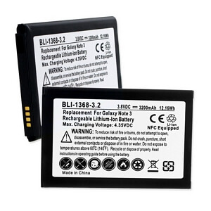 SAMSUNG GALAXY NOTE 3 N9000 3.8V 3.2Ah LI-ION NFC BATTERY