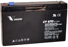 PS670, CP670H, Sealed Lead Acid Battery
