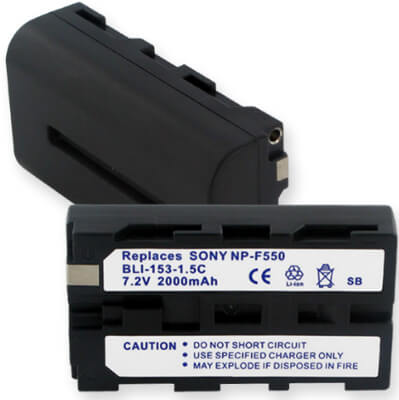 Sony NP-F550 Replacement Li-ion Camcorder Battery