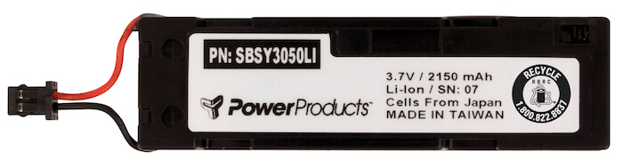 BATTERY FOR SYMBOL PSS3050 - 3.7V / 2300 mAh / 8.5 Wh / Li-Ion #SBSY3050LI for sale