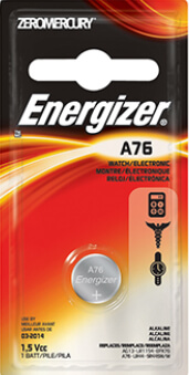 Energizer A76 Alkaline Coin Cell Battery