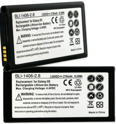 SAMSUNG GALAXY S5 EB-BG900BBC 3.85V 2.75Ah LI-ION NFC BATTERY