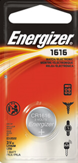 Energizer CR1616 Lithium Coin Battery 