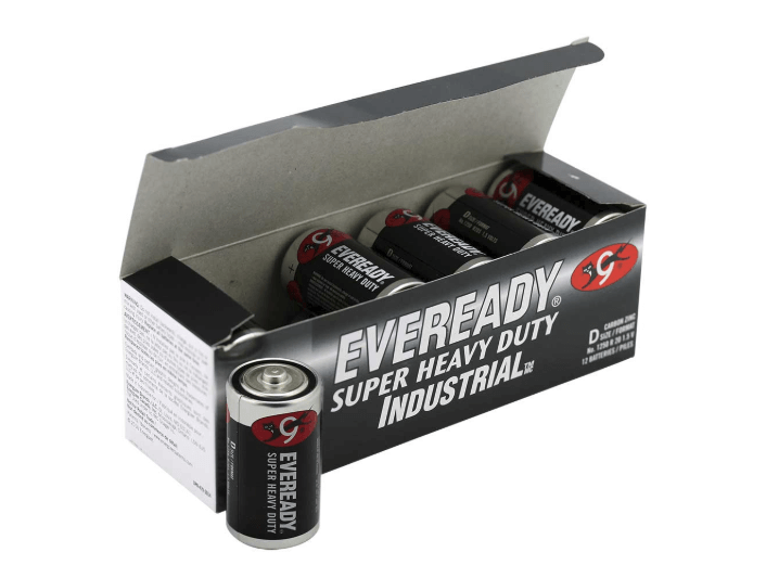Eveready Super Heavy Duty 9V Batteries (10 Pack) 